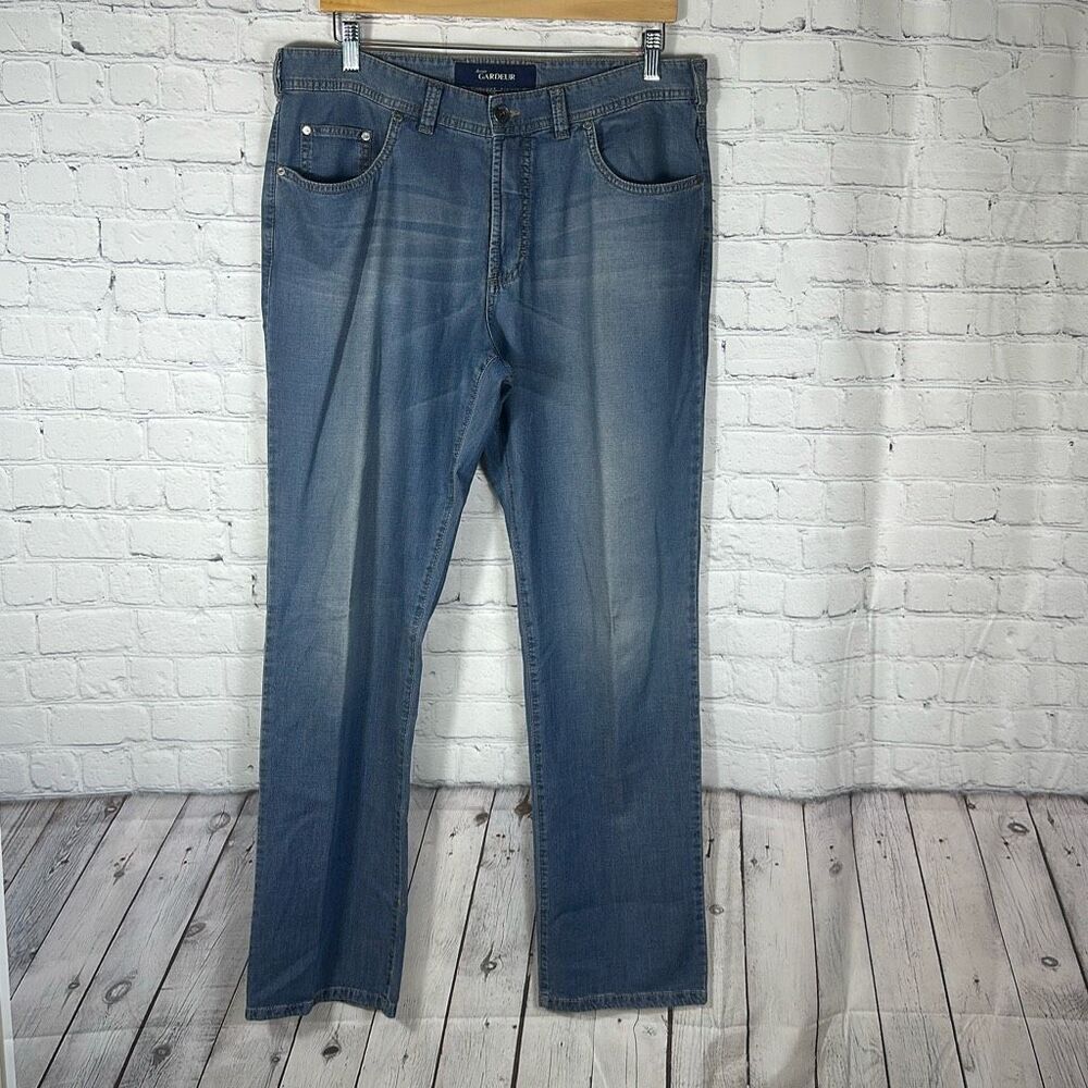 Atelier Gardeur Nigel‎ 1 Jeans Mens 36x32 Regular Fit Stretch Lightweight Hybrid